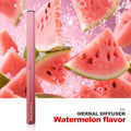 HOLYMOLY B Watermelon flavor herbal diffuser with fresh watermelon slices background