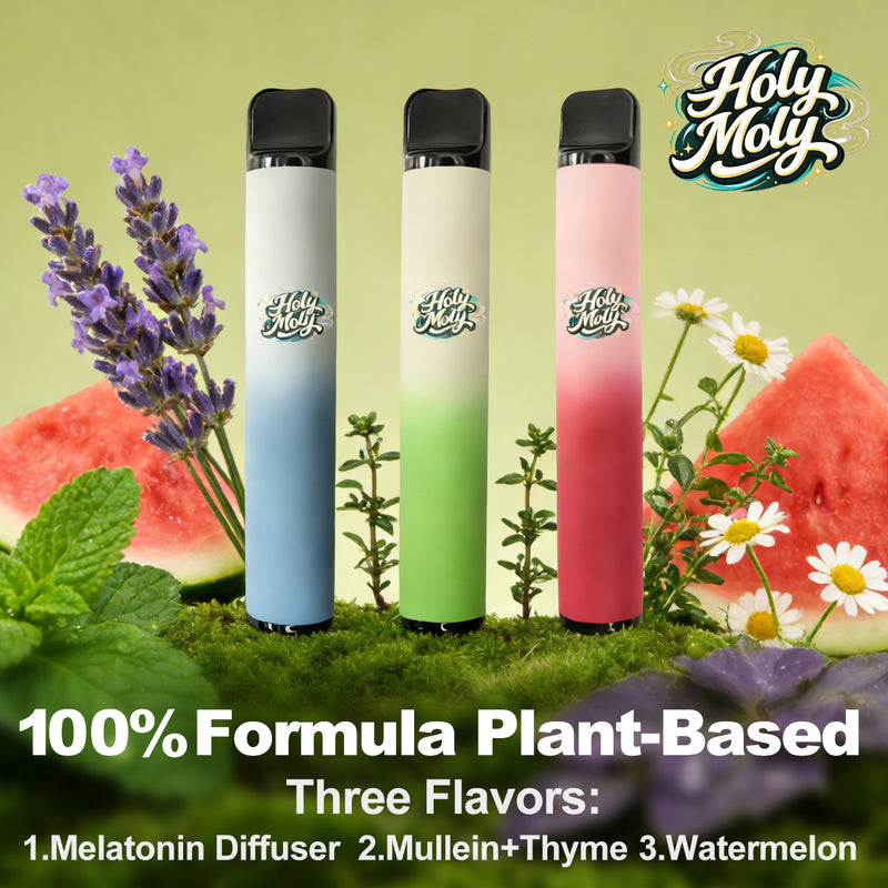 HOLYMOLY U Bundle complete herbal ritual trio featuring Melatonin, Mullein plus Thyme, and Watermelon